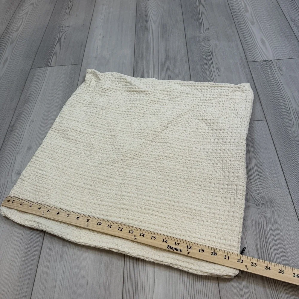 Set Of 2 Pottery‎ Barn Pillow Shams Cream Ivory Colored Textured READ